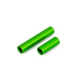 TRAXXAS TRAXXAS TRX4M Driveshafts, center, female, 6061-T6 aluminum (GREEN-anodized) (front & rear) (for use with #9751 metal center driveshafts)