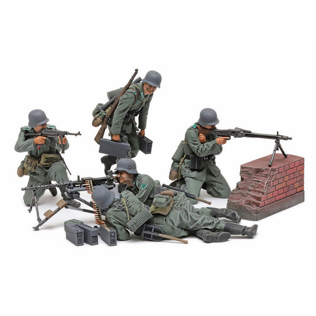 TAMIYA 1/35 GERMAN MACHINE GUN TEAM (MID-WWII)