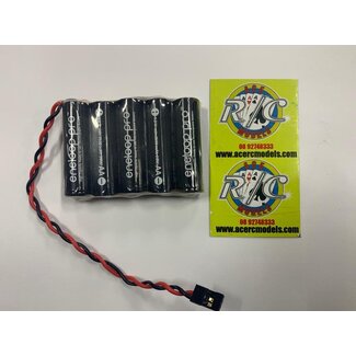 PANASONIC ENELOOP / FUJITSU PRO 4.8V 2450MAH NIMH AA BATTERY PACK FLAT  WITH JR LEAD