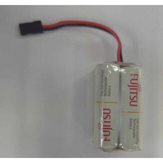 PANASONIC ENELOOP / FUJITSU WHITE 4.8V 1900MAH NIMH AA BATTERY PACK SQUARE  WITH JR LEAD