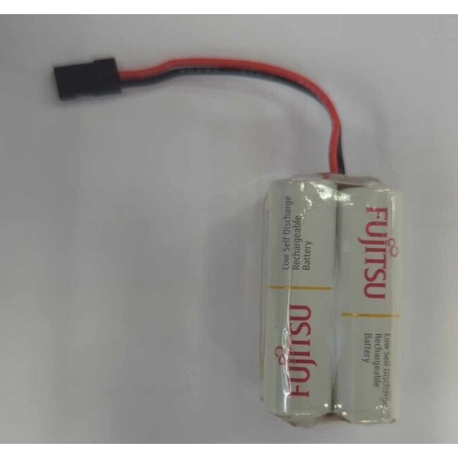 ENELOOP / FUJITSU WHITE 4.8V 1900MAH NIMH AA BATTERY PACK SQUARE  WITH JR LEAD