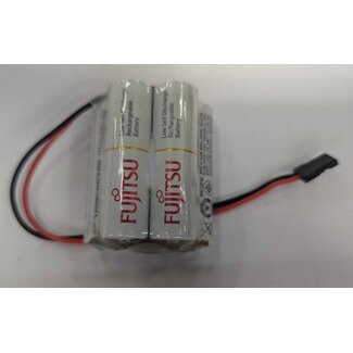 PANASONIC ENELOOP / FUJITSU WHITE 6.0V 1900MAH NIMH AA BATTERY PACK  HUMP WITH JR LEAD