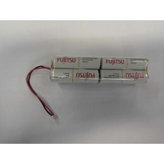 PANASONIC ENELOOP / FUJITSU  WHITE 9.6V 1900 MAH NIMH TX PACKS    JR, SNAP,C/W CONNECTOR  PLUGS