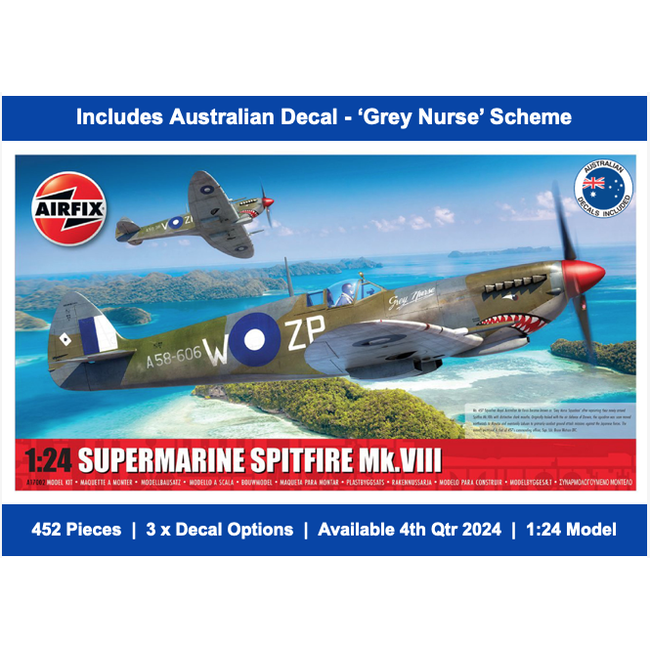 AIRFIX SUPERMARINE SPITFIRE MK.VIII 1/24
