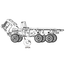 HobbyPlus 1/18 CR-18P 6X6 Flatbed Brushed