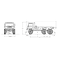HobbyPlus 1/18 CR-18P 6X6 Flatbed Brushed