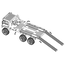 HobbyPlus 1/18 CR-18P 6X6 Flatbed Brushed