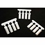 RPM  Associated 4.3mm Ball & 3mm 4-40 Thread Rod Ends 12Pcs