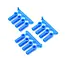 RPM  Associated 4.3mm Ball & 3mm 4-40 Thread Rod Ends 12Pcs