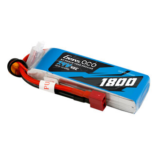 GENS ACE Gens Ace 2S 1800mAh 7.4V 45C Soft Case LiPo Battery (Deans)