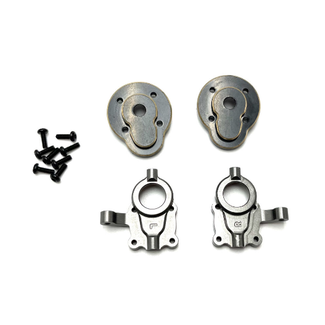 HOBBY PLUS Hobby Plus Machine Aluminum Front Portal Hub Set V2