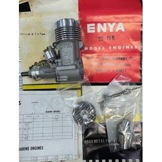 ENYA ENYA .29  WITH SPARE HEAD &  2 VENTURIES nib MRC USA version