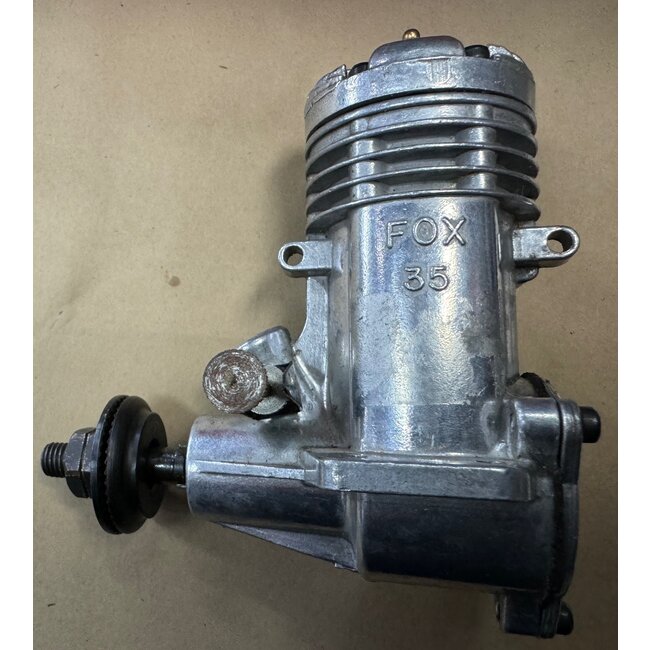 FOX 35 C/L STUNT ENGINE EARLY DATE TBC ( new old stock ) WITH ORIGINAL BOX NO MUFFLER
