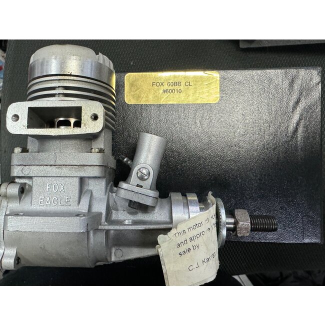 FOX EAGLE BB  60 New C/L  Engine 2016  NIB WITH BOX AND INSTRUCTIONS