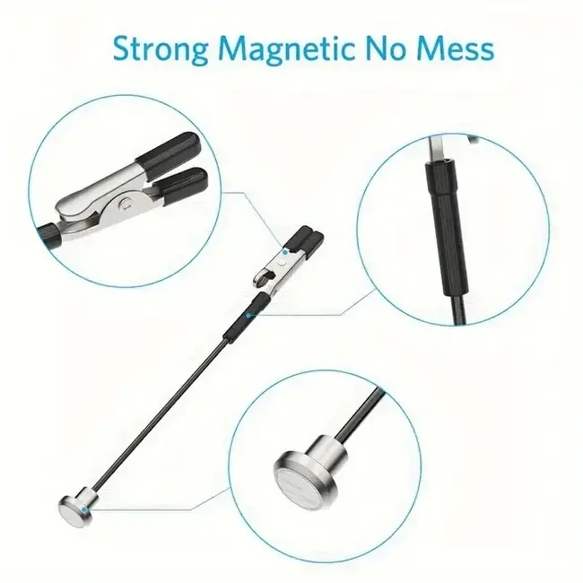 ACE Model Painting Stand with 12-Piece Magnetic Flexible Alligator Clip Rod Set