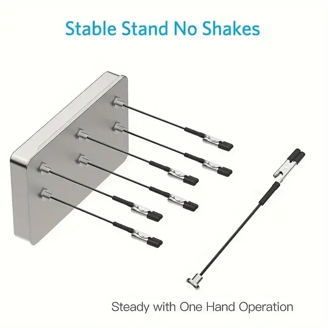 ACE Model Painting Stand with 10-Piece Magnetic Flexible Alligator Clip Rod Set