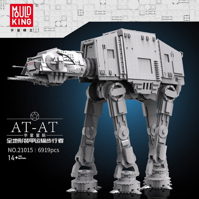 Mould King 21015 Minifig Scale AT-AT w/ Interior with 6919 pieces