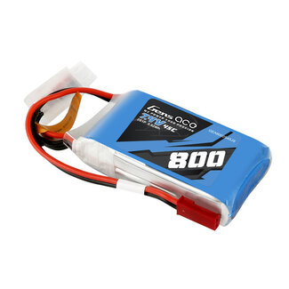 GENS ACE Gens Ace 2S 800mAh 7.4V 45C Soft Case LiPo Battery (JST)