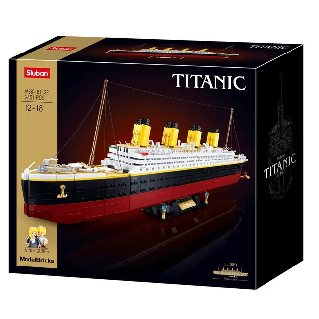 SLUBAN B1122 MB TITANIC BIG SCALE 1:350 - 2401 PCS