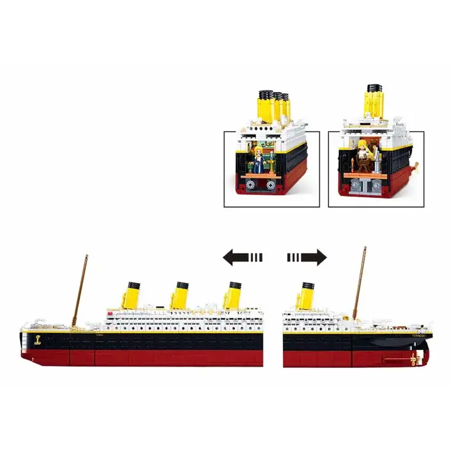 SLUBAN B1122 MB TITANIC BIG SCALE 1:350 - 2401 PCS