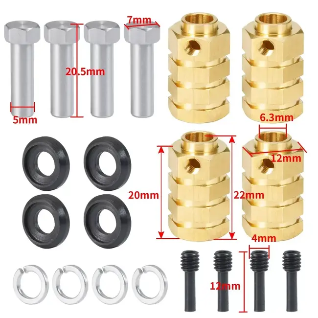 ACE 1/10 12mm HEX BRASS EXTENSION