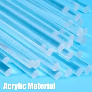ACE RADIO CONTROLLED MODELS ACE CLEAR ACRYLIC ROD 5x390mm 10pk