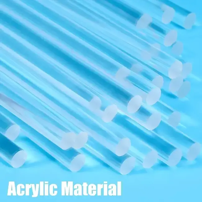 ACE CLEAR ACRYLIC ROD 5x390mm 10pk