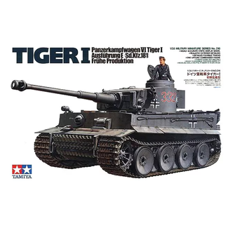 TAMIYA Tamiya Tiger I Panzerkampfwagen VI Tiger I Ausführung E (Sd.Kfz.181) Frühe Produktion Tamiya 1:35 kit