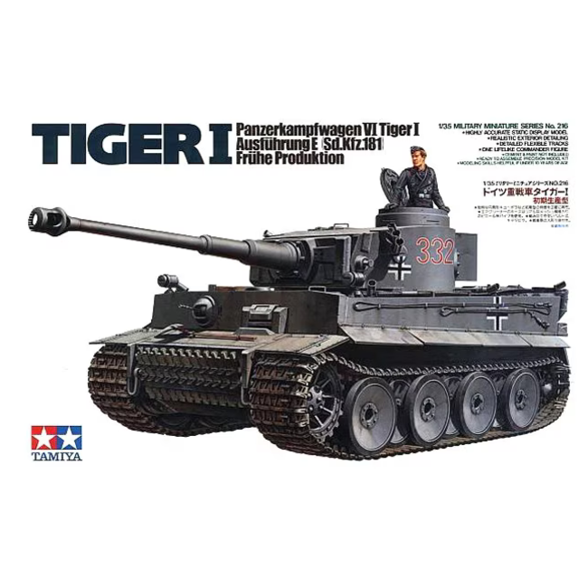 Tamiya Tiger I Panzerkampfwagen VI Tiger I Ausführung E (Sd.Kfz.181) Frühe Produktion Tamiya 1:35 kit