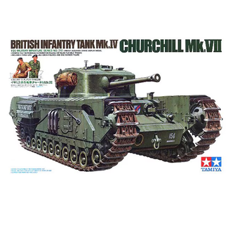 TAMIYA Tamiya British Infantry Tank Mk.IV Churchill Mk.VII Tamiya | No. 35210 | 1:35 kit