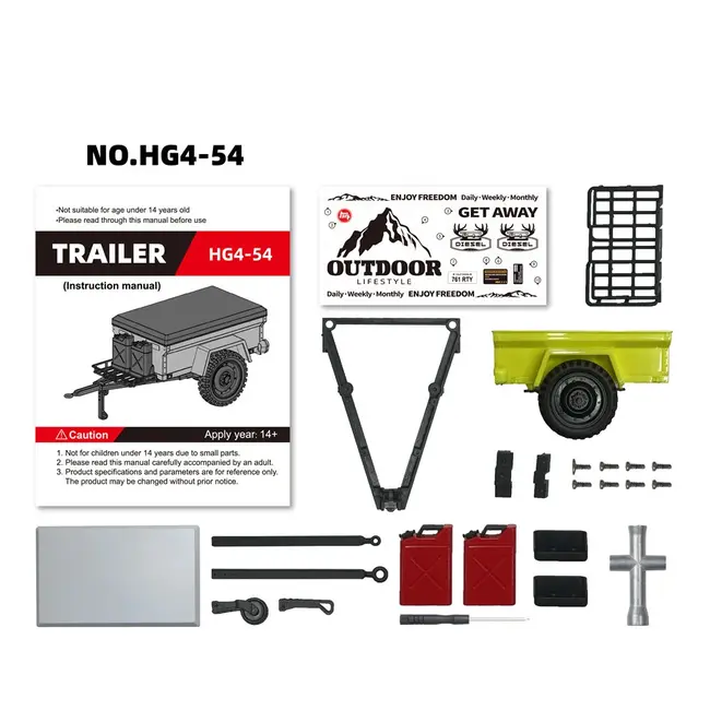 ACE 1/18 CAMPER TRAILER
