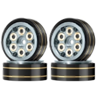 ACE RADIO CONTROLLED MODELS ACE 1.0" BEADLOCK WHEELS WITH BRASS WEIGHT INSERTS