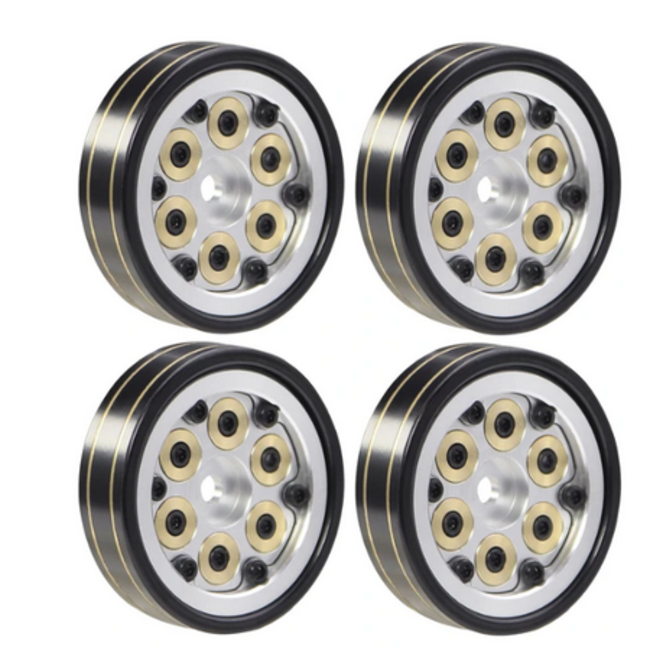 ACE 1.0" BEADLOCK WHEELS WITH BRASS WEIGHT INSERTS