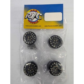 ACE RADIO CONTROLLED MODELS ACE 1.0" BRASS WHEELS