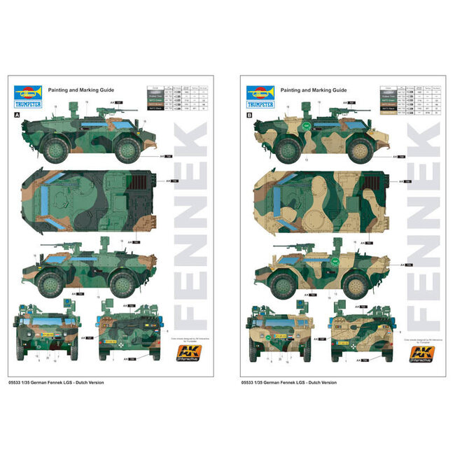 Trumpeter 1/35 German Fennek LGS - Dutch Version