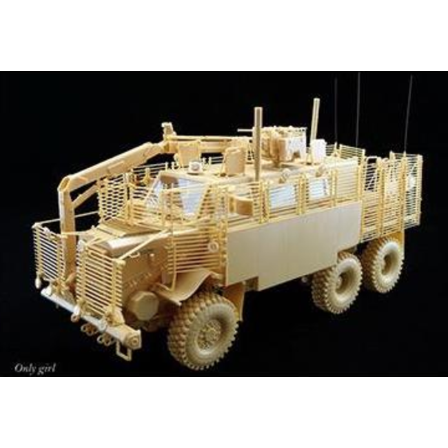 BRONCO MODELS 1/35 BUFFALO 6X6 MPCV W/SLAT ARMOR & SPECIAD ARMOR KIT