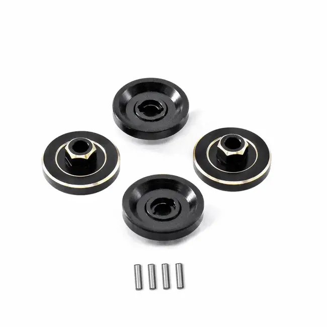 ACE Brass Wheel Counterweight for FMS FCX24 Car 4pcs/set (Black Golden Color)