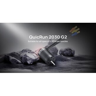 HOBBY WING QUICRUN-2030SL-5000KV-BLACK-G2 1/18 BRUSHLESS MOTOR