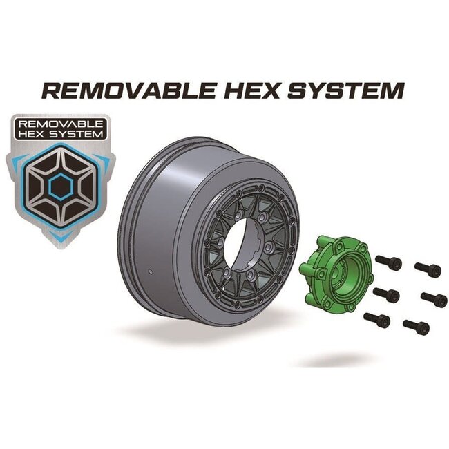 Louise RC Sc-Rocket 1/10 Short Course Tires, Soft, 12, 14 & 17mm Removable