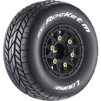 LOUISE WORLD Louise RC Sc-Rocket 1/10 Short Course Tires, Soft, 12, 14 & 17mm Removable