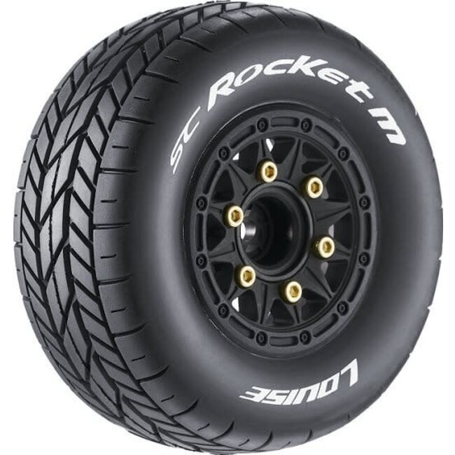 Louise RC Sc-Rocket 1/10 Short Course Tires, Soft, 12, 14 & 17mm Removable