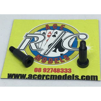 HERCULES HOBBY HERCULES HOBBY STEP SCREW M3 X 14mm HEX HEAD  BLACK  SOLD IN BULK  SELECT QTY