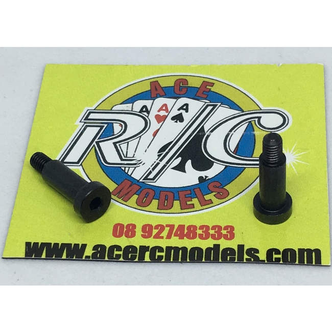 HERCULES HOBBY STEP SCREW M3 X 14mm HEX HEAD  BLACK  SOLD IN BULK  SELECT QTY