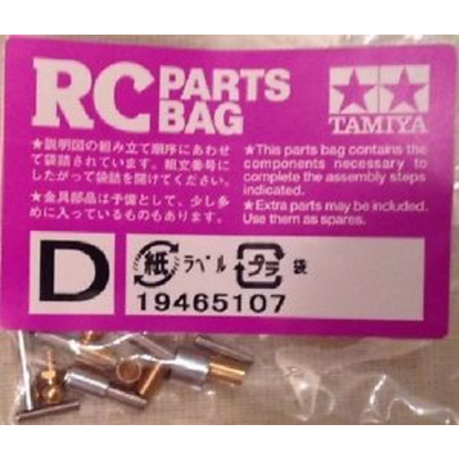 Tamiya 9465107 Screw Bag D HORNET / GRASS HOPPER