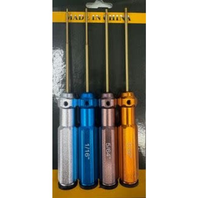 ACE IMPERIAL ALLEN KEY DRIVER SET 0.05" 1/16" 5/64" 3/32"
