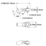 RC4WD Bent M3/M3 Plastic Rod Ends  LONG (EA) FOR CRAWLERS AND TRACTOR TRUCKS