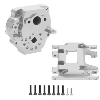 TRX4M Metal Transmission Housing Gearbox Shell With Skid Plate For 1/18 RC Crawler Car TRX4-M Upgrade Parts