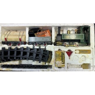 MAMOD LIVE STEAM 0-4-0  O GAUGE TRAIN SET  USED   EXCELLENT COND  PRE 1982   SEE  PHOTOS