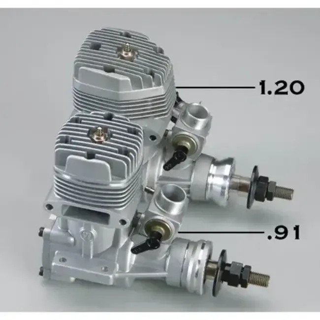 OS 120AX ENGINE WITH MUFFLER