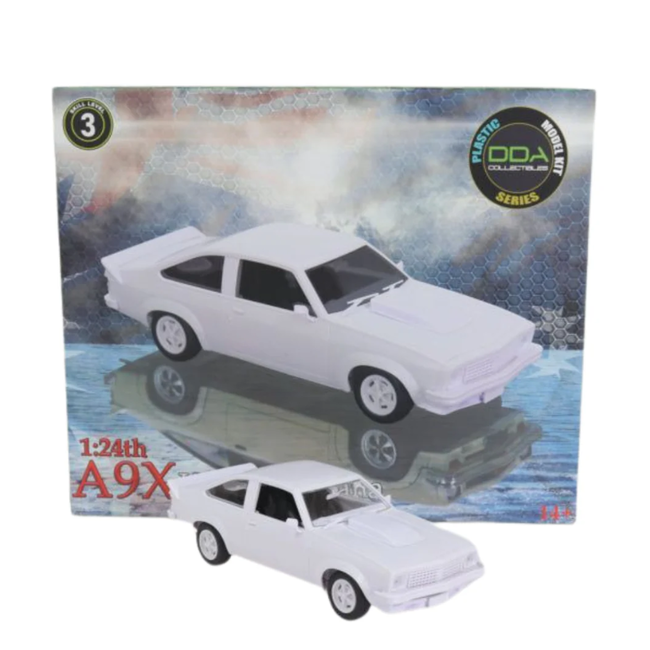 DDA 1:24 Plastic Kit A9X Torana Slammed Sealed Body Opening Bonnet w/Engine